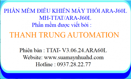 BỘ ĐIỀU KHIỂN MÁY THỔI CAN - ÉP ĐẾ